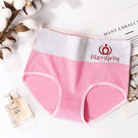 Girls\' Wide Waist Underwear Flexible and Thin Two Tone Panty with Letters Print Perfect Casual Inner Wear for Women! - Shop N Save