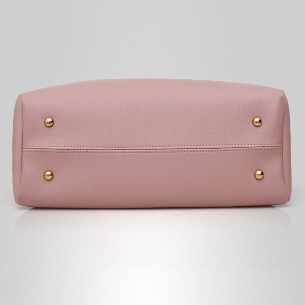 Fashionable Synthetic Leather Women\'s Handbag Set Wide Capacity Double Handle Multifunctional Zipper Closure High Quality (3-Piece Set) - Shop N Save