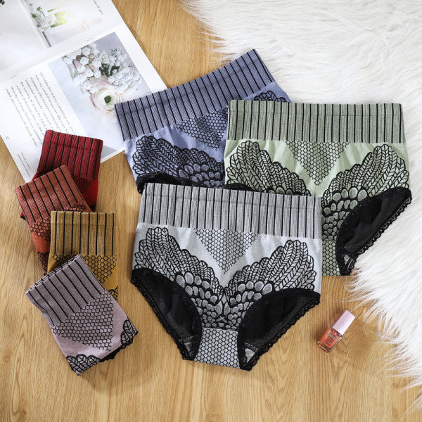 Stylish Lace Hipster Underwear in Soft & Breathable Fabric Comfortable Seamless & High Elastic Waist for Women