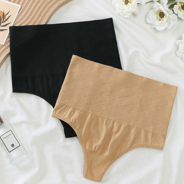 Lift & Slim High Waist Cotton Brief for Women Tummy Control Firm Elastic Waistband Perfect Underwear for Body Shaping & Confidence