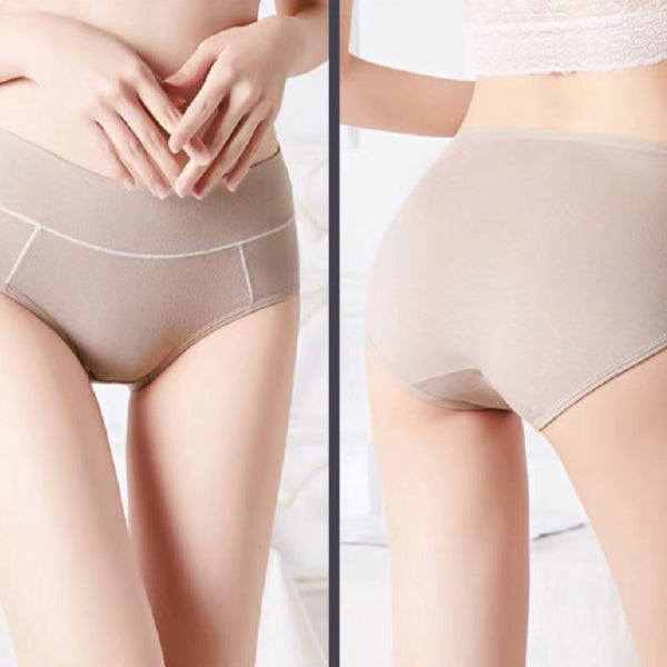 Ultimate Comfort & Style Pink Seamless Slim Fit Cotton Panties for Women Elastic Waist Casual & Seamless Underwear