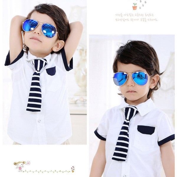 Childrens Fashion Sun Protection Sunglasses - Blue - Shop N Save