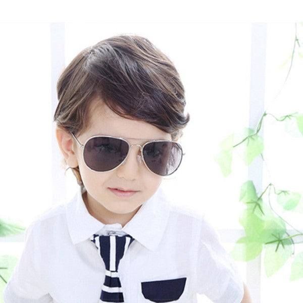 Childrens Fashion Sun Protection Sunglasses - Silver - Shop N Save