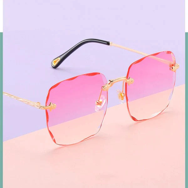 Girls Fashion Suqare Gradient Sunglasses - Pink - Shop N Save