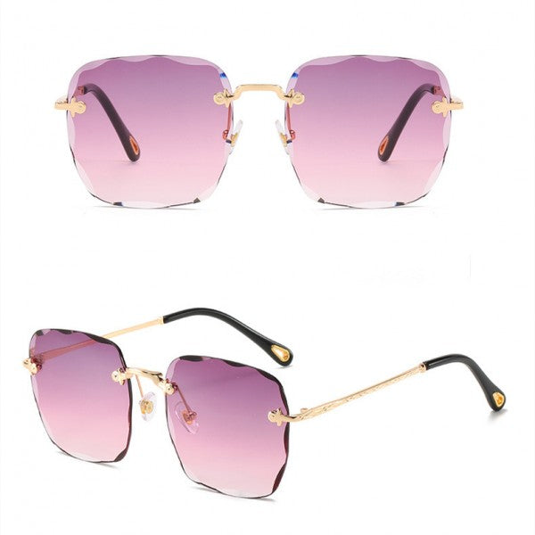 Girls Fashion Suqare Gradient Sunglasses - Light Purple - Shop N Save