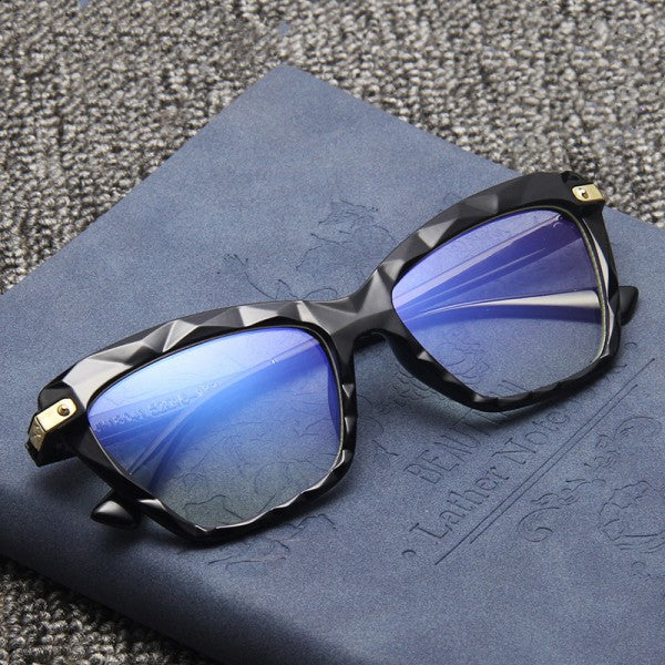 Lightweight Glasses With Polygonal Section - Black - Shop N Save