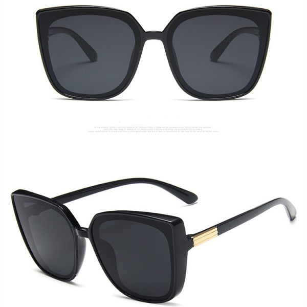 Woman Simple Wild Fashion Sunglasses - Black - Shop N Save