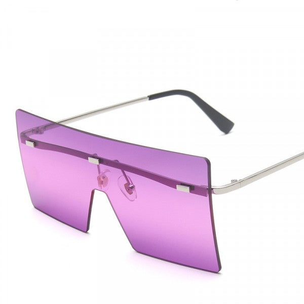 Girls Suqare Frame Fashion Sunglasses - Purple - Shop N Save