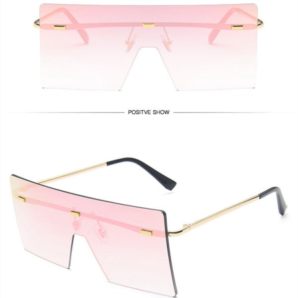 Girls Suqare Frame Fashion Sunglasses - Pink - Shop N Save