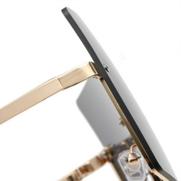 Square Frame Fashion Wild Sunglasses - Dark Gray - Shop N Save