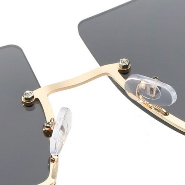 Square Frame Fashion Wild Sunglasses - Dark Gray - Shop N Save