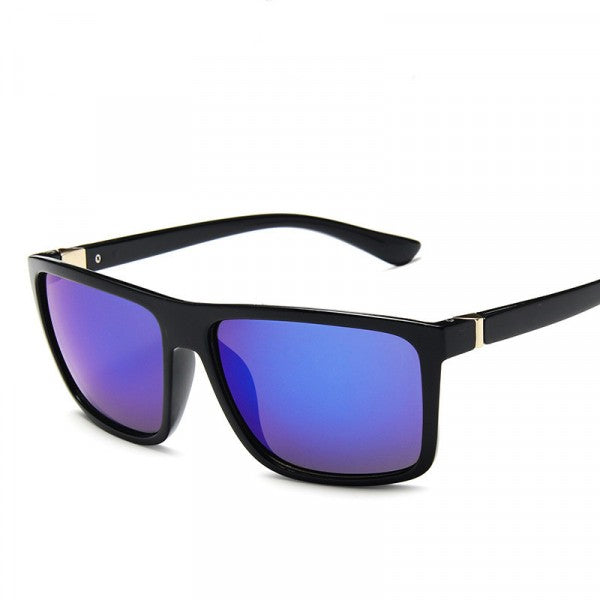 Mens Fashion Simple Sunglasses - Black Blue - Shop N Save