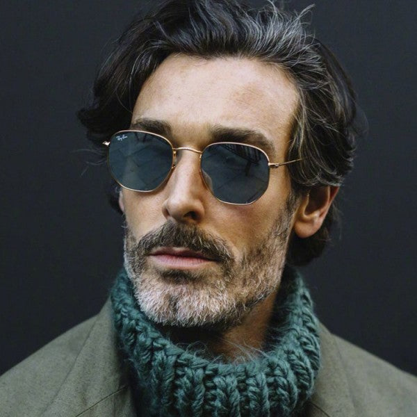 Fashion Personality Retro Gold Frame Sunglasses - Black - Shop N Save