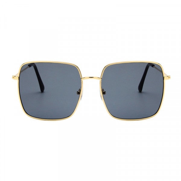 Girls Fashion Gold Frame Sunglasses - Dark Gray - Shop N Save