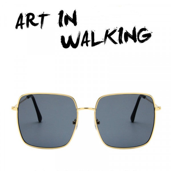 Girls Fashion Gold Frame Sunglasses - Dark Gray - Shop N Save