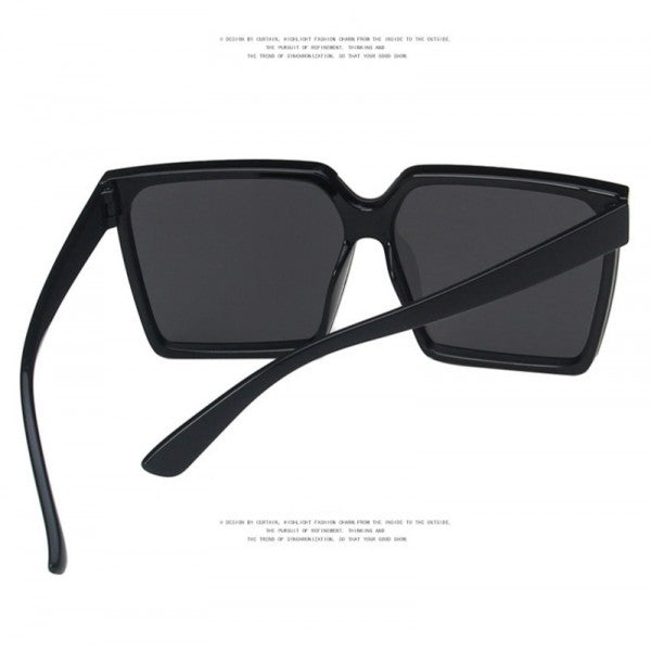 Retro Square Frame Sunglasses For Women And Men - Black - Shop N Save
