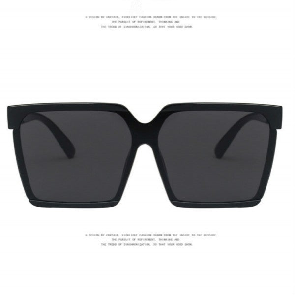 Retro Square Frame Sunglasses For Women And Men - Black - Shop N Save