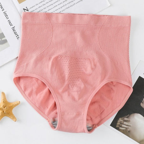 Women High Waisted Cotton Underwear - Green