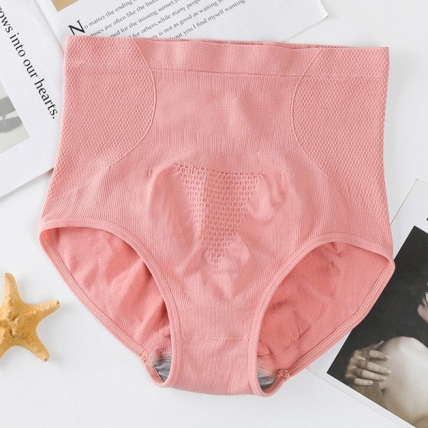 Women High Waisted Cotton Underwear - Skin