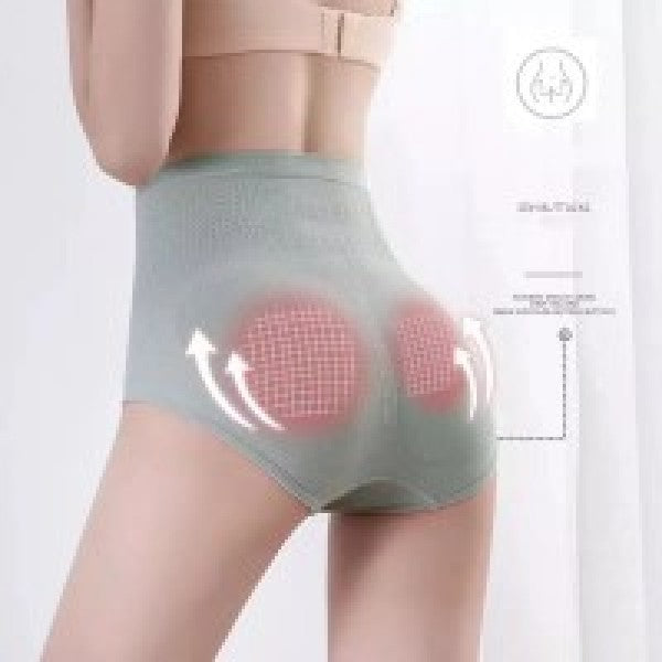 Women High Waisted Cotton Underwear - Pink