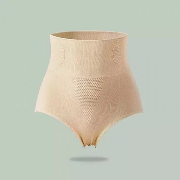 Women High Waisted Cotton Underwear - Pink