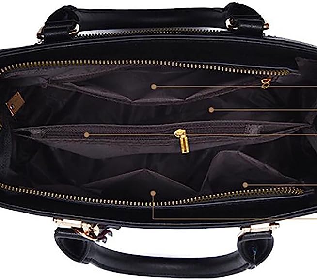 2 Pcs Double Size Valentine Handbags - Black