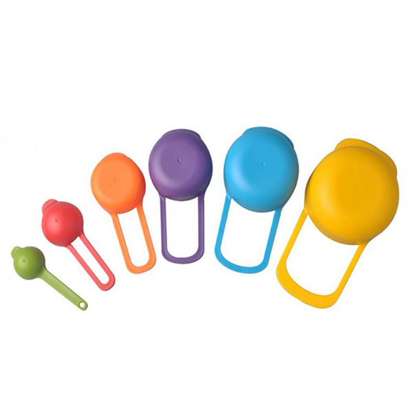 6 Piece Multi Colors Measuring Kitchen Spoon Set - Multi color - Shop N Save