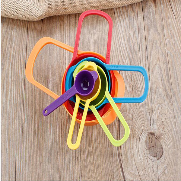 6 Piece Multi Colors Measuring Kitchen Spoon Set - Multi color - Shop N Save