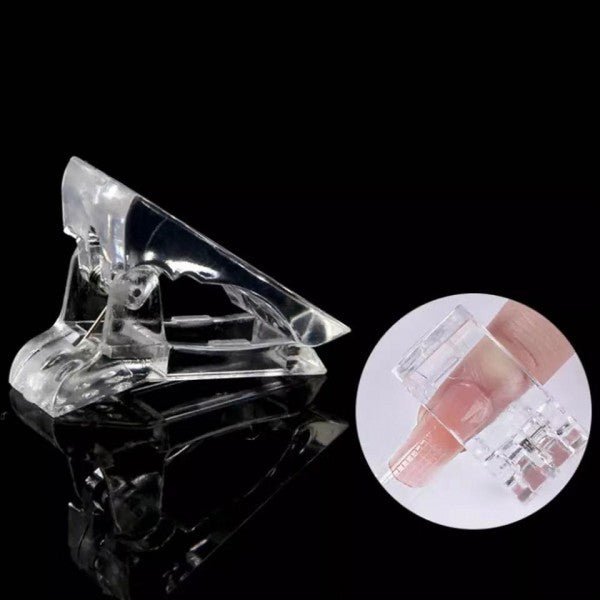 1 Piece Nail Crystal Anchor Clip - Transparent