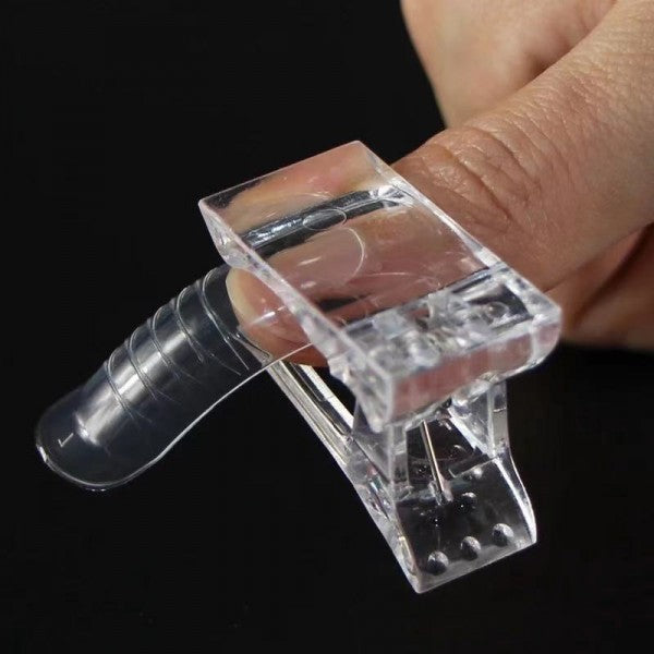 1 Piece Nail Crystal Anchor Clip - Transparent