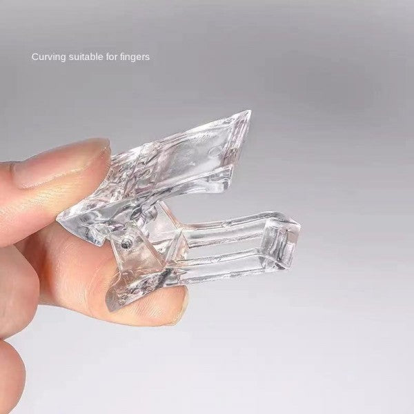 1 Piece Nail Crystal Anchor Clip - Transparent