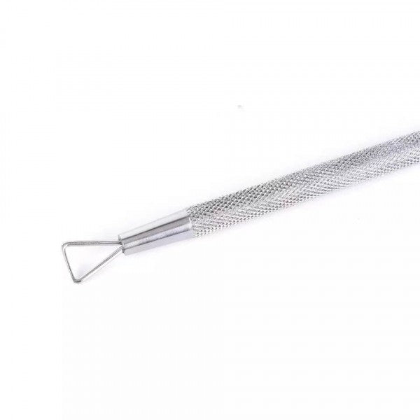 1 Piece Stainless Steel Nail Polish Remover Tool - Silver