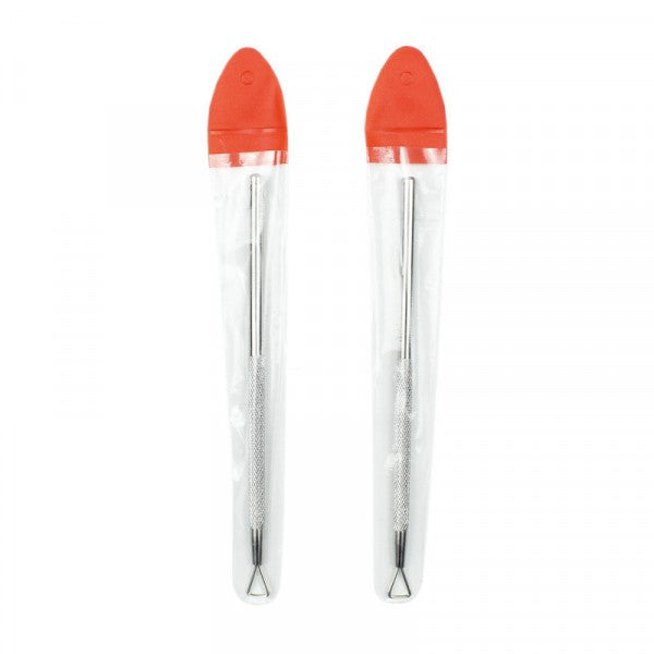 1 Piece Stainless Steel Nail Polish Remover Tool - Silver