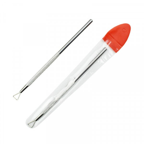 1 Piece Stainless Steel Nail Polish Remover Tool - Silver