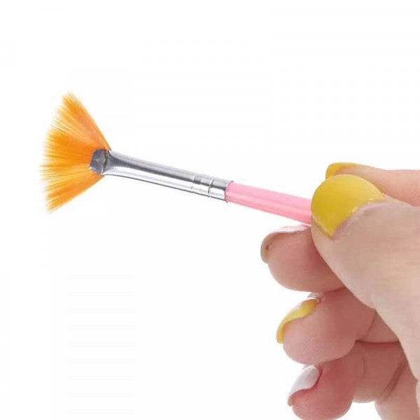 15 Pcs Nail Brush Kit Plus 5 Pcs Diamond Pen Set - Multi Color