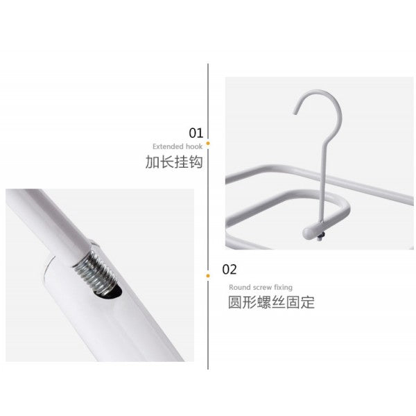 Stainless Steel Quilt Drying Rotating Heavy Duty Round Hanger