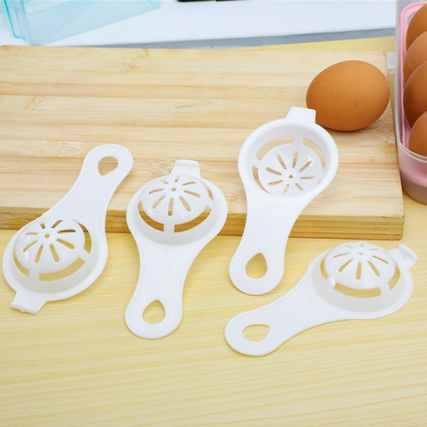 Egg Yolk Separator Dispenser Baking Tool - White - Shop N Save