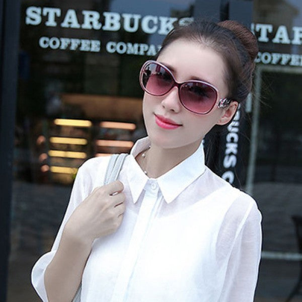 Newest Design Oversized Fashionable Sunglasses - Purple - Shop N Save