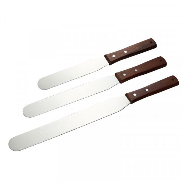 Stainless Steel Cake Trowel Cream Straight Spatula - Silver
