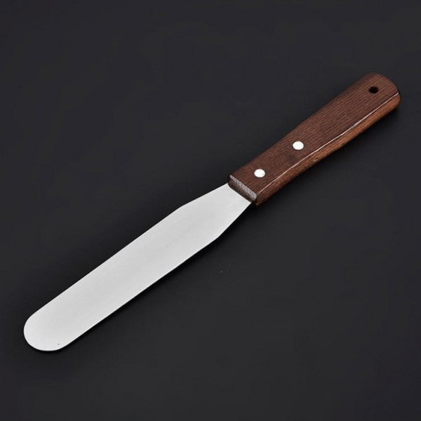 Stainless Steel Cake Trowel Cream Straight Spatula - Silver