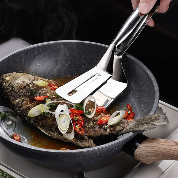 High Quality Multifunctional Steak Clamp - Silver - Shop N Save
