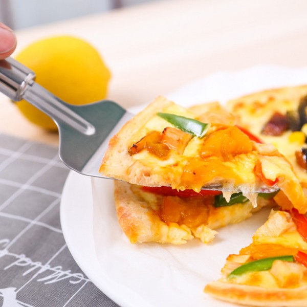 Two Wheel Hob Pizza Knife Cutting Utensils - Silver - Shop N Save