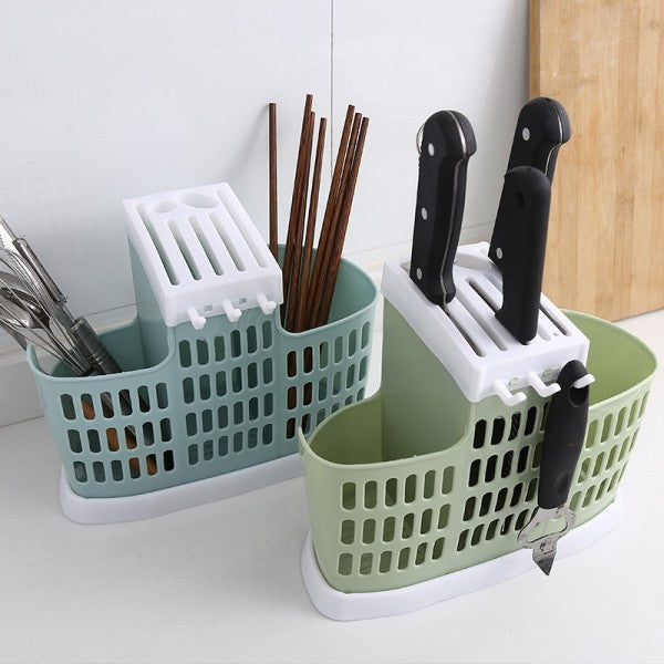 Multi Functional Kitchen Chopstick Holder - Green - Much My