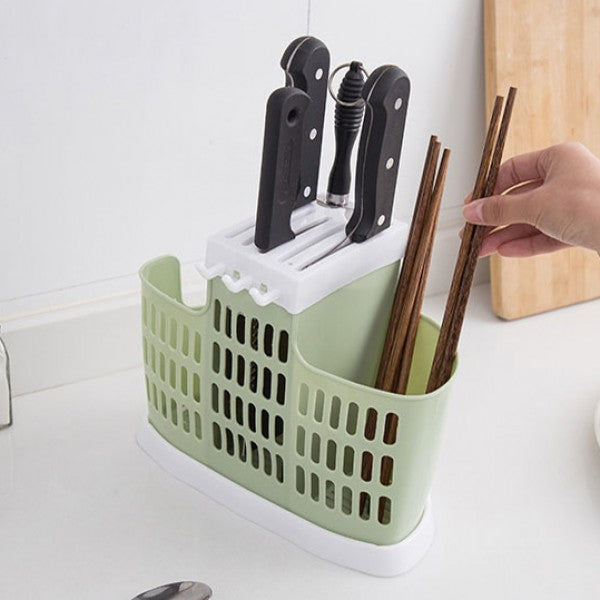 Multi Functional Kitchen Chopstick Holder - Green - Much My