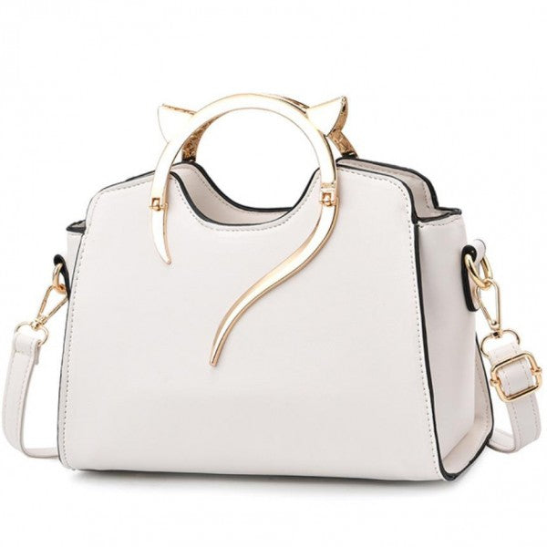 Fashion Trend Simple Single Shoulder Handbag - White