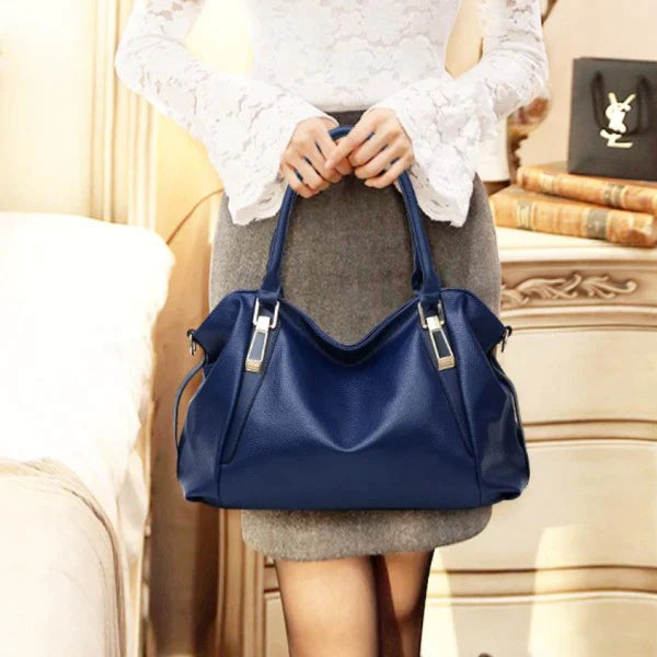 High Quality Handbag PU Leather Bag - Black - Shop N Save