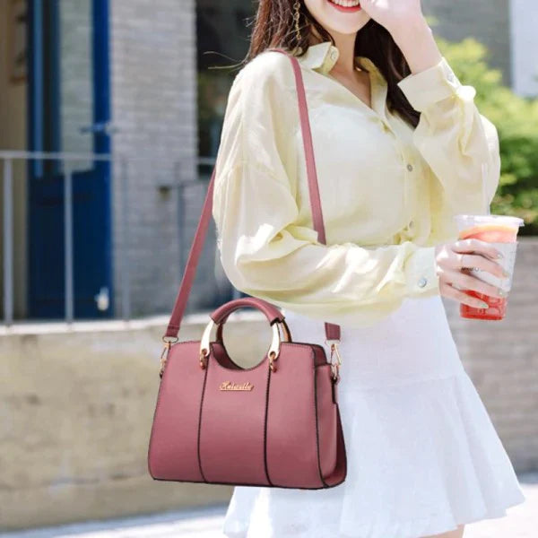 Fashion Style Casual Tote Handbag - Black - Shop N Save