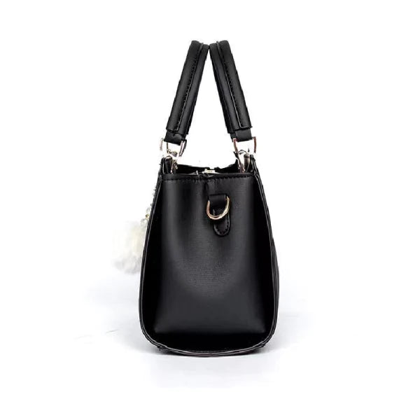 Ladies Heart Decoration High Class Handbag - Green - Shop N Save