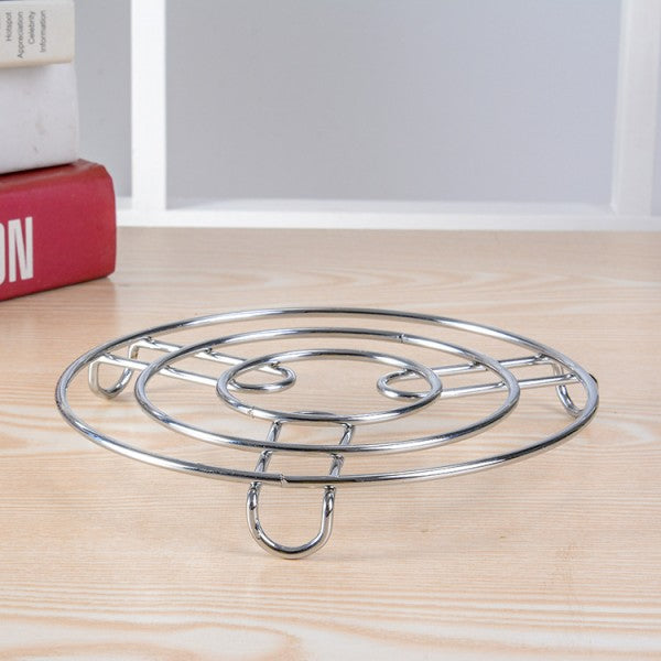 Stainless Steel High Quality Hot Pot Pan Stand - Silver - Shop N Save