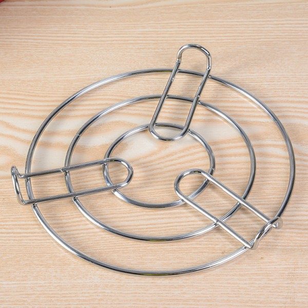 Stainless Steel High Quality Hot Pot Pan Stand - Silver - Shop N Save